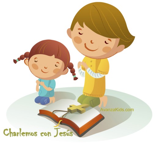 niños orando